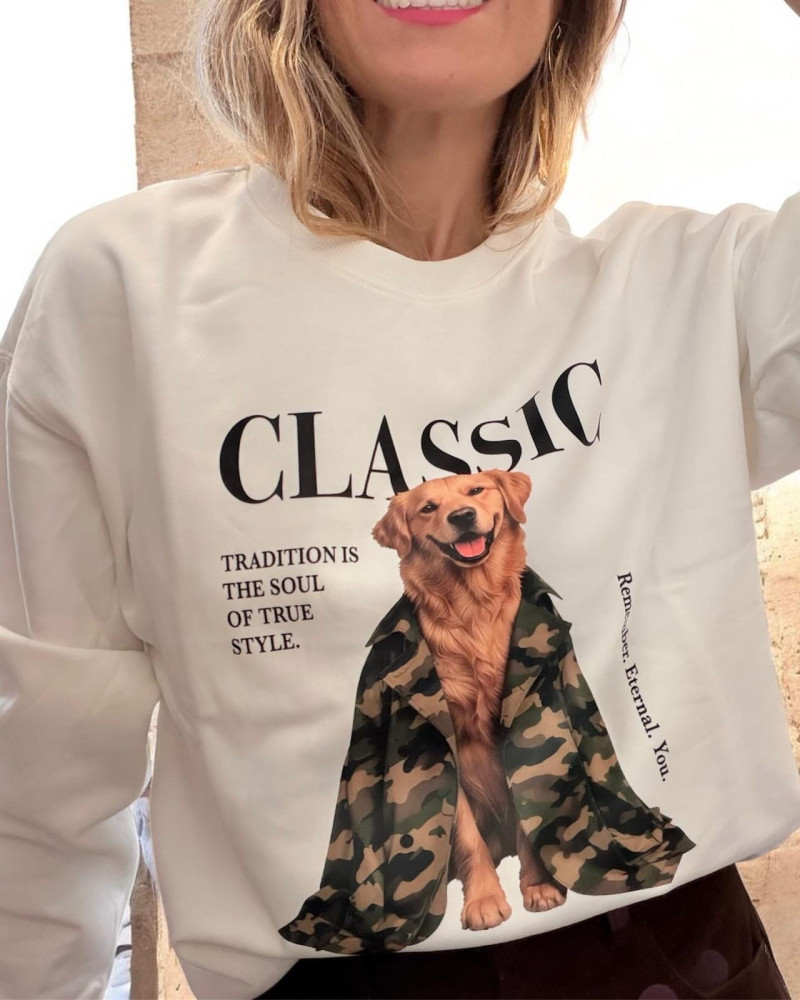 Sudadera perro camuflaje Classic