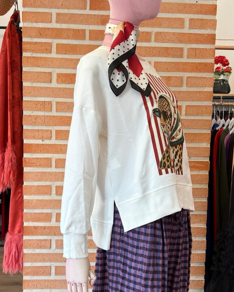 Sudadera leopardo