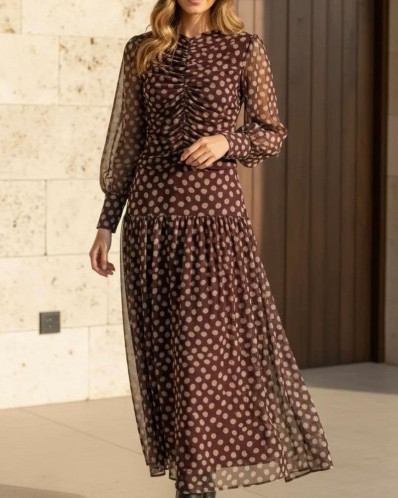 Conjunto lunares fruncido
