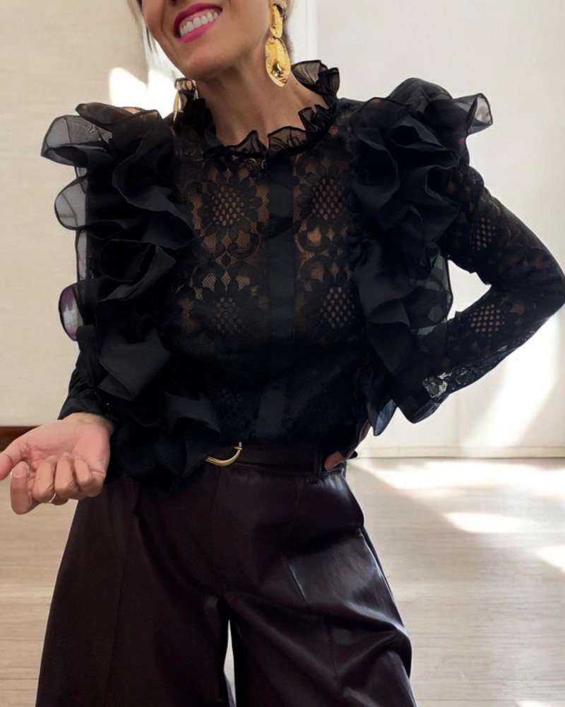 Blusa volantes Triana