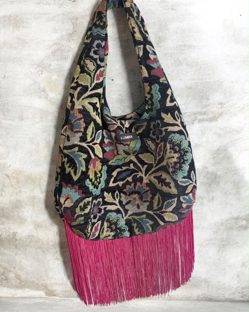 Bolso flecos Sandalo