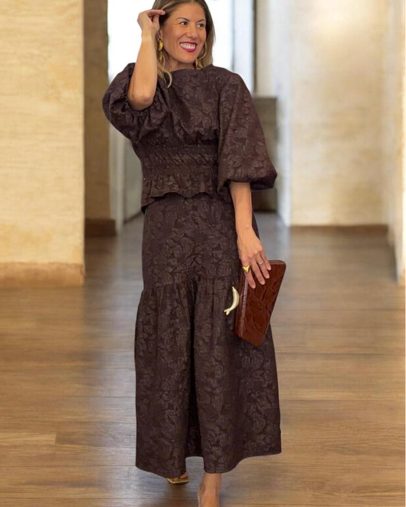 Conjunto jacquard Leticia