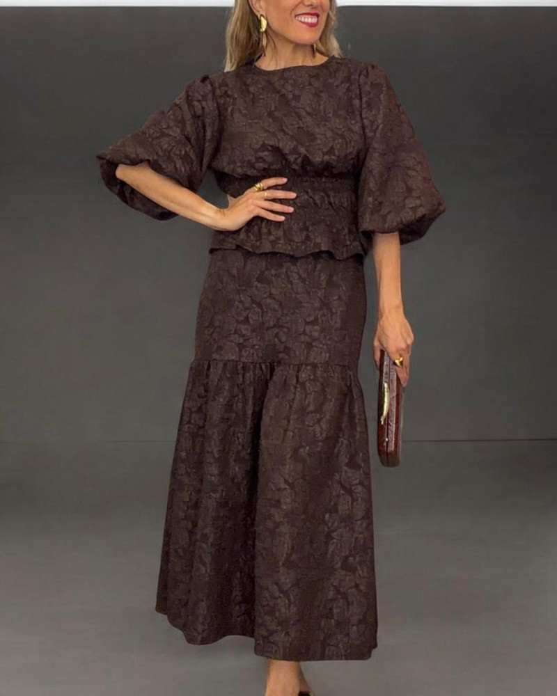 Conjunto jacquard Leticia