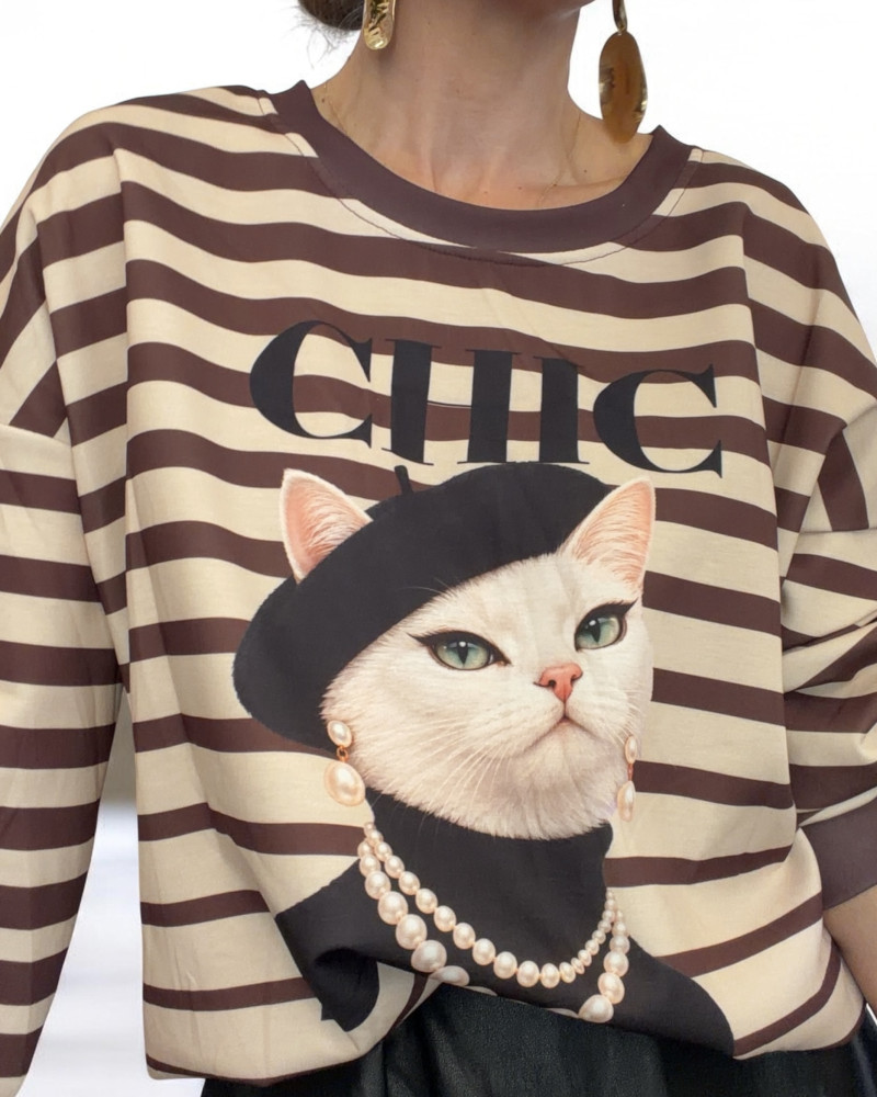 Sudadera chic