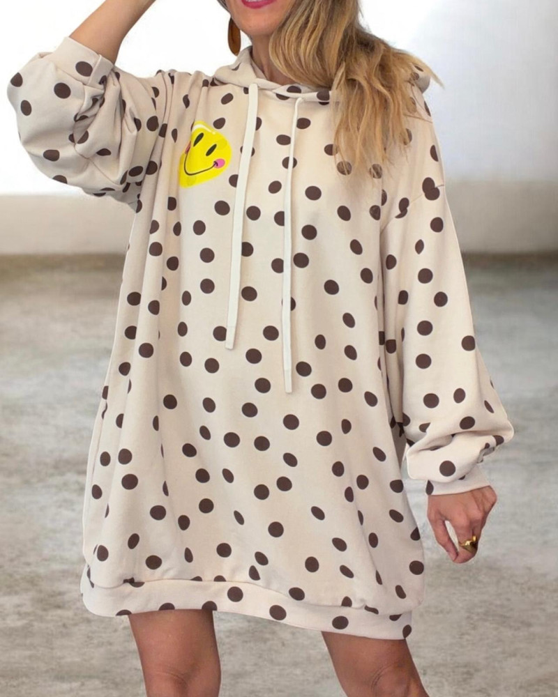 Vestido capucha smile