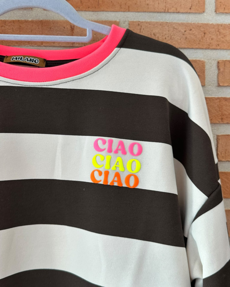 Sudadera rayas Ciao