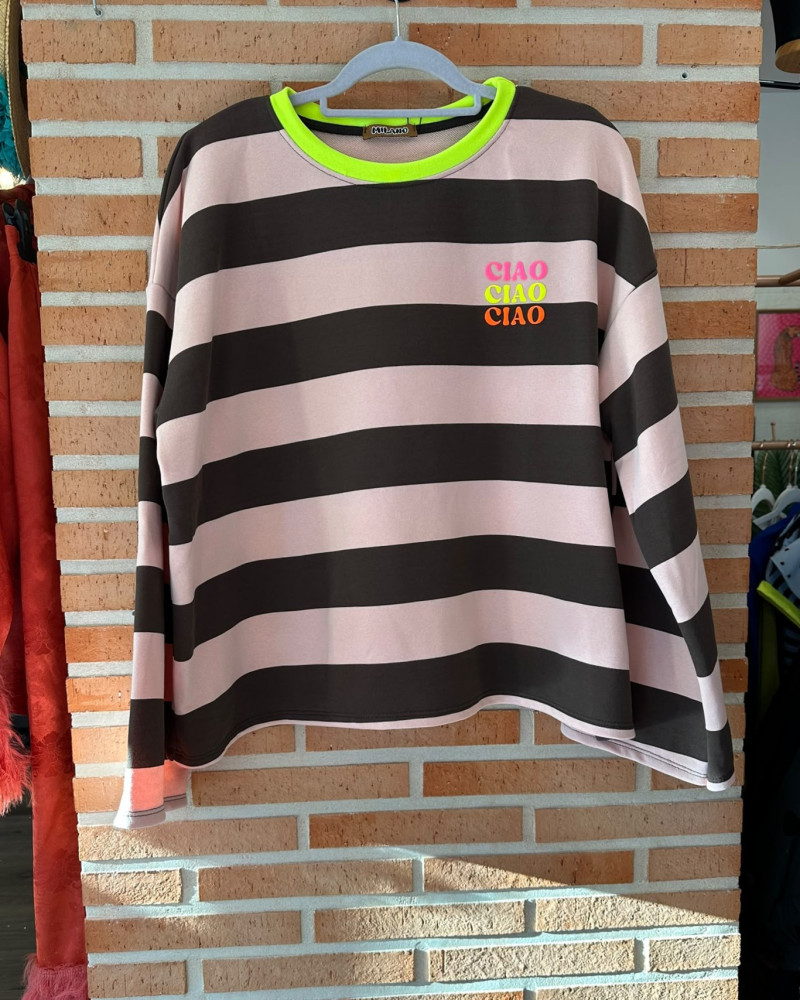 Sudadera rayas Ciao