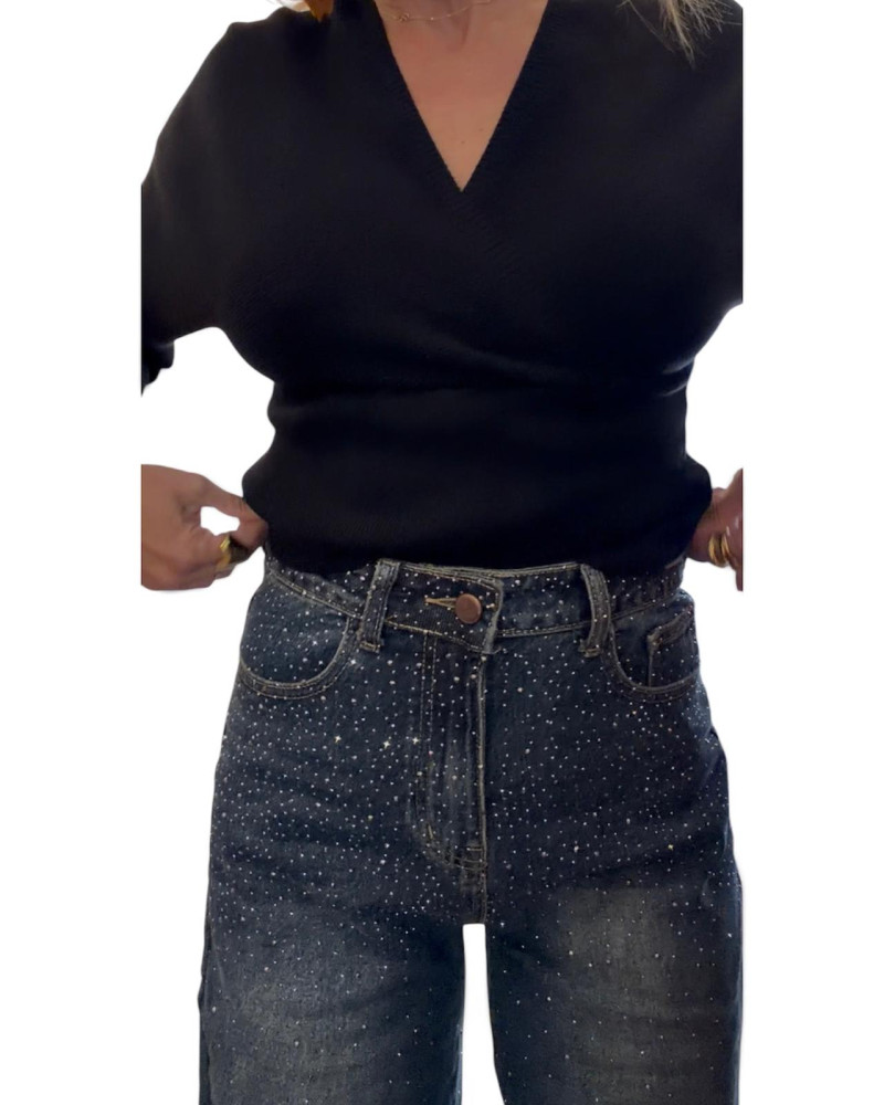 Jeans barrel brillos