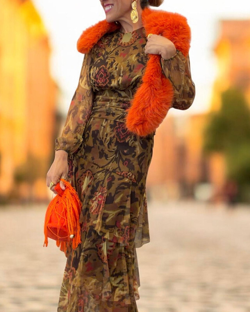 Vestido volantes Vermont